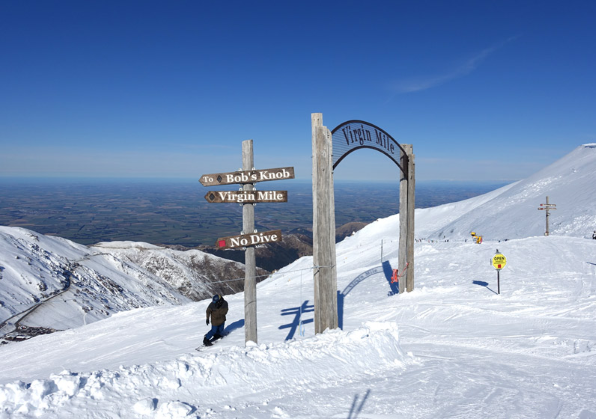 Mount Hutt snow field