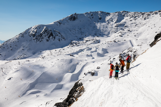 The Remarkables snow field