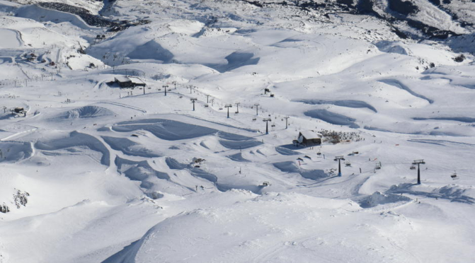 Turoa snow field