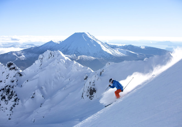 Whakapapa snow field